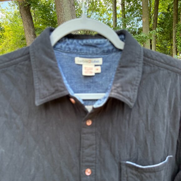 CARBON 2 COBALT HEAVY DENIM SHIRT - Picture 2 of 5